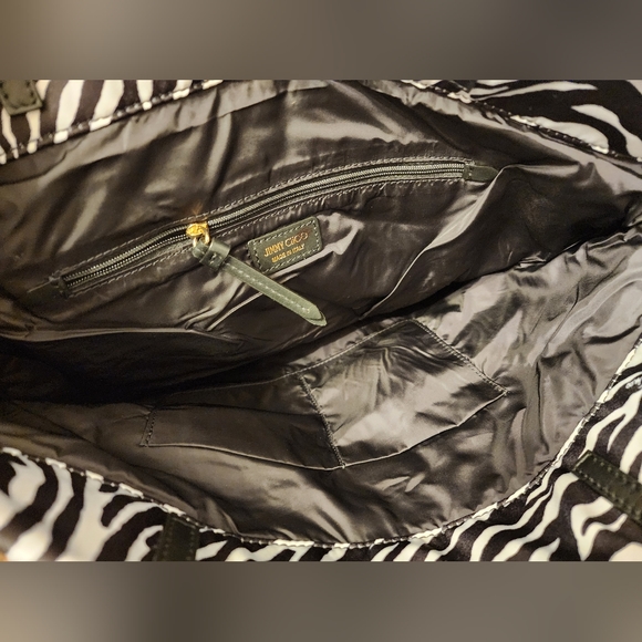 Jimmy Choo zebra print drawstring tote bag - Picture 3 of 3